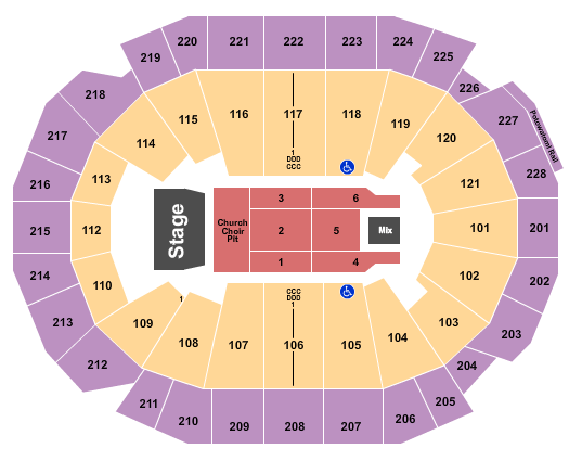 Fiserv Forum Eric Church Seating Chart